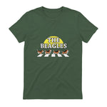 Drôle Les Beagles Beagle Dog Sitter Doggy Puppy Crosswalk in Military Green - back view