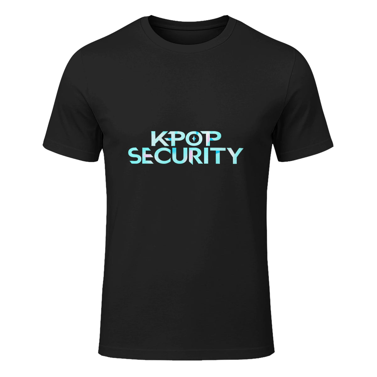 K-Pop Security Concert Staff T-Shirt in Black - front view