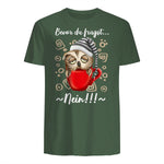 Bevor Du Fragst.. Nein! Lustiger Eule Spruch Night-Owl Eulen in Military Green - back view