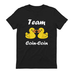 Citation Canard Enfant Humour Team Canards Coin-Coin in Black - back view