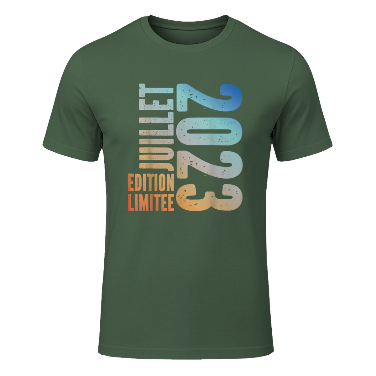 I Have Two Titles Dad And Grandad Funny Father's Day Gift Copy in Military Green - front view