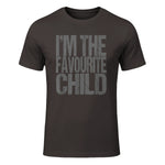Funny I'm The Favourite Child Siblings in Dark Chocolate - front view