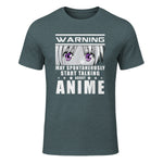 Warning May Spontaneously Start Talking About Anime in Dark Heather - front view