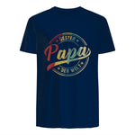 Bester Papa Der Welt Vatertagsgeschenk in Navy - back view