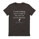 William Shakespeare Quote English Literature & Classic Plays in Dark Chocolate - back view