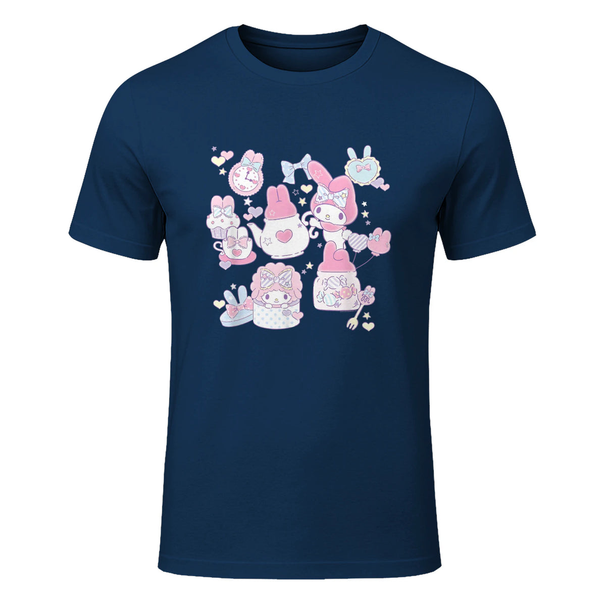 Sanrio My Melody Sweet Pink Tea Party in Navy - front view