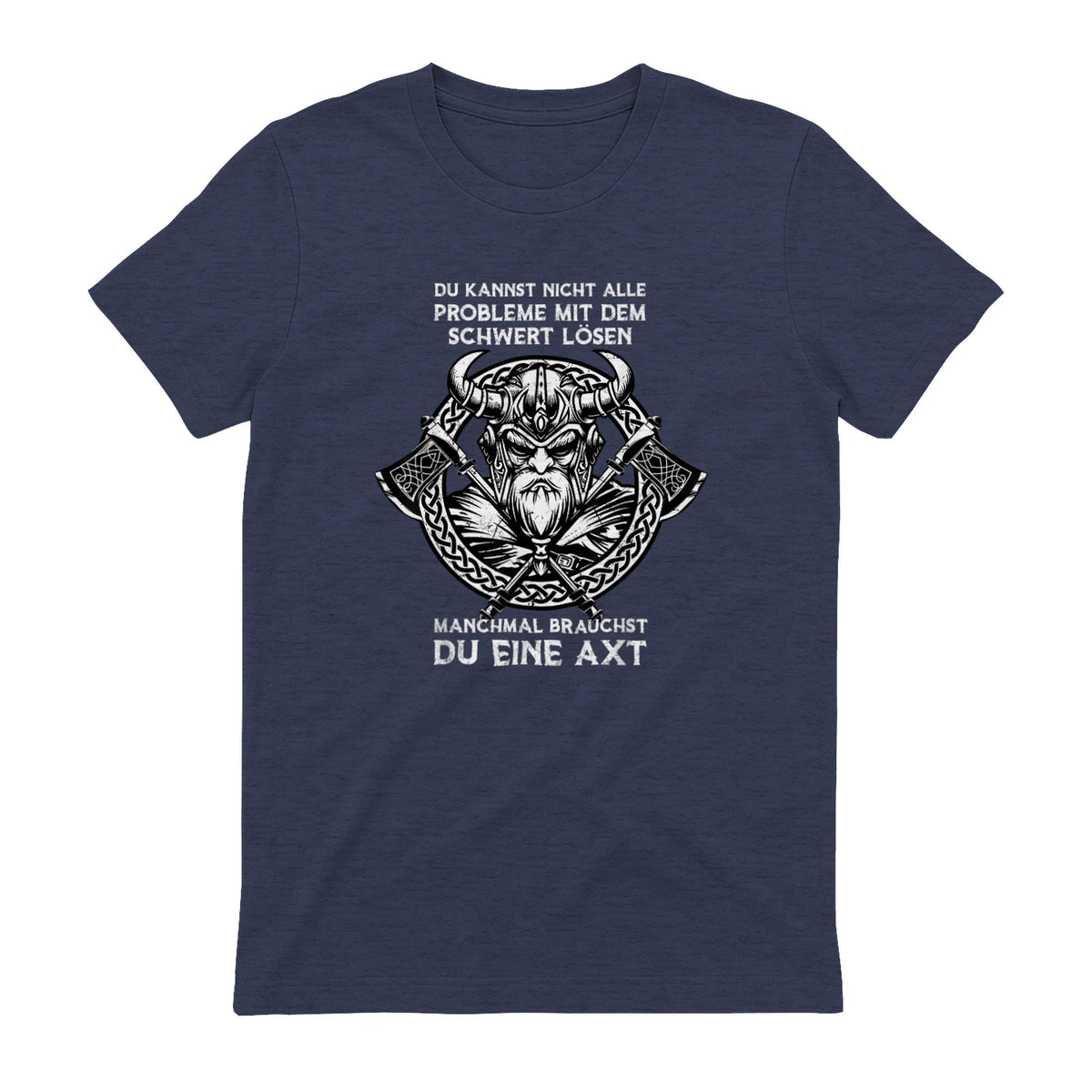 Manchmal brauchst Du eine Axt Son of Odin Valhalla in Heather Navy - back view