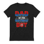 Birthday Boy Dad Spider Web T-Shirt in Black - back view