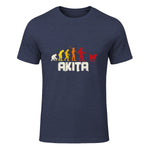 Akita Inu Evolution Chien Japon in Heather Navy - front view