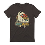 Daddysaurus T Rex Dinosaur Daddy Saurus Family Matching in Dark Chocolate - back view