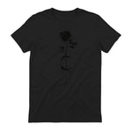 Occult Vintage Moon Rose Witchcraft Okkult Hexe Gothic in Black - back view