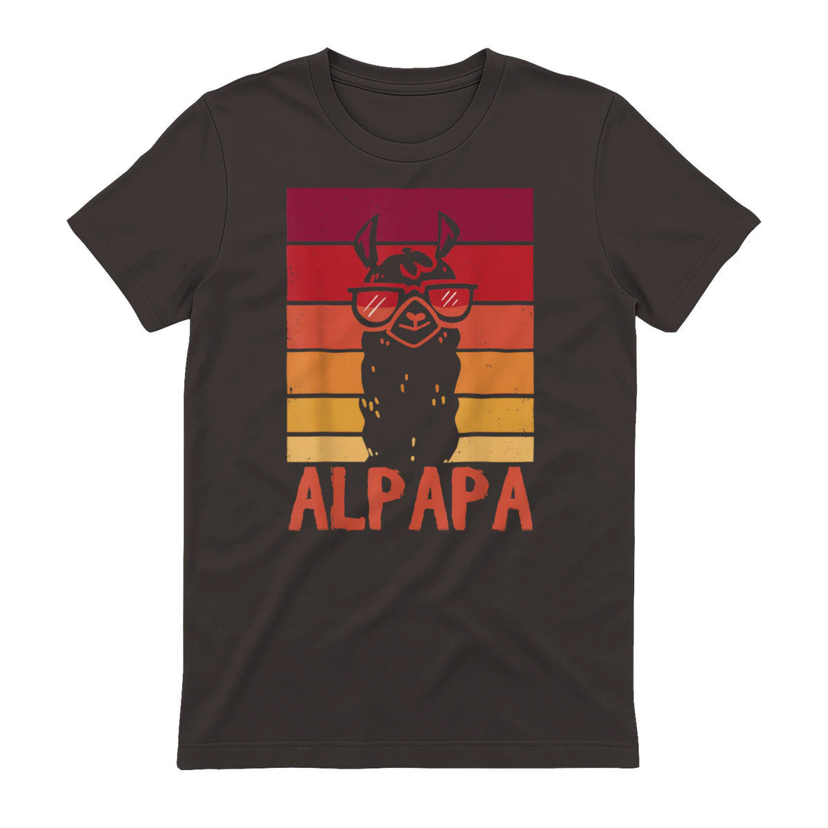 Auf ALPAPA in Dark Chocolate - back view