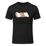 Süße Katzen & Haustier Geschenkideen Offizielles Schlafshirt Katze Schlafanzug Katzen in Black - front view