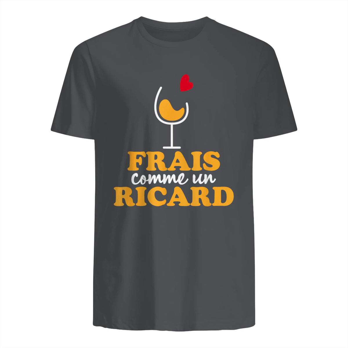 Frais comme Un Ricard - Ricard Pastis Apéro in Charcoal - back view