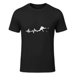 Ishockey Hjärtslag T-shirt in Black - front view