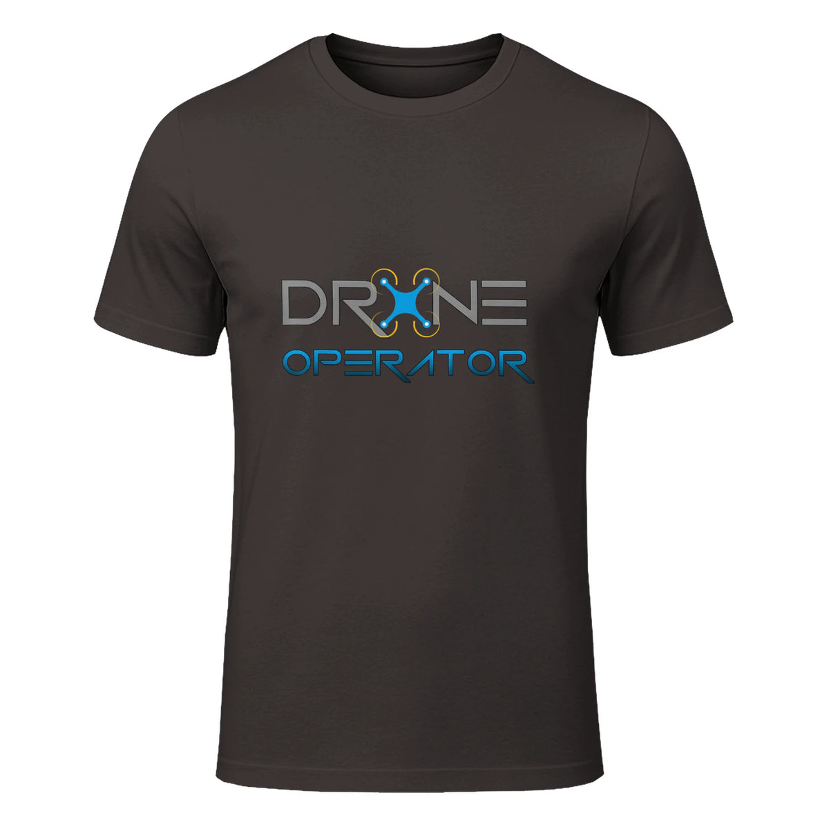 Drone Operator Aircraft Pro Expert Pilot For Men Women Idée in Dark Chocolate - front view