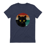 Chats Vintage Cat I Style rétro Chats noirs in Heather Navy - back view