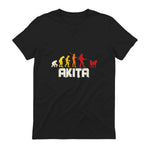 Akita Inu Evolution Chien Japon in Black - back view