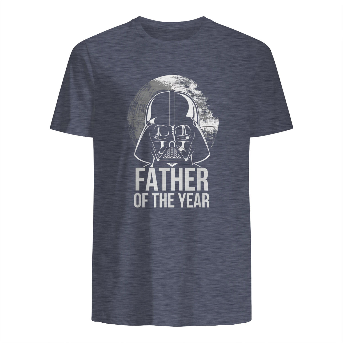 Star Wars Darth Vader Vater des Jahres, Papa Design in Heather Navy - back view