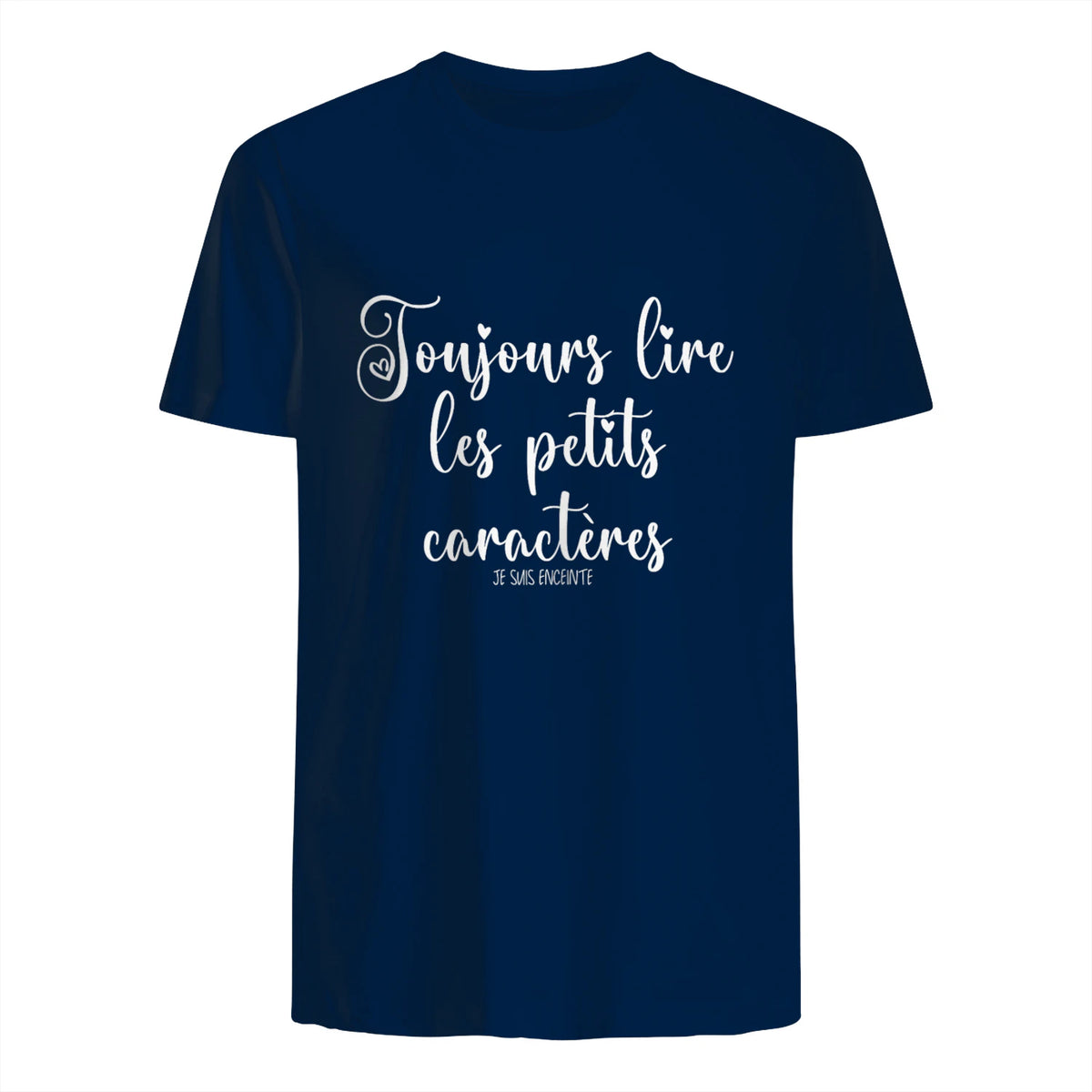 Drôle Annonce Grossesse Grand Parents Original Future Maman in Navy - back view