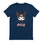 Kuromi Sanrio Character Classic Japan Design in Navy - back view