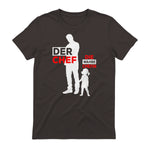 Vater Tochter Partnerlook Vatertag Papa Tochter in Dark Chocolate - back view
