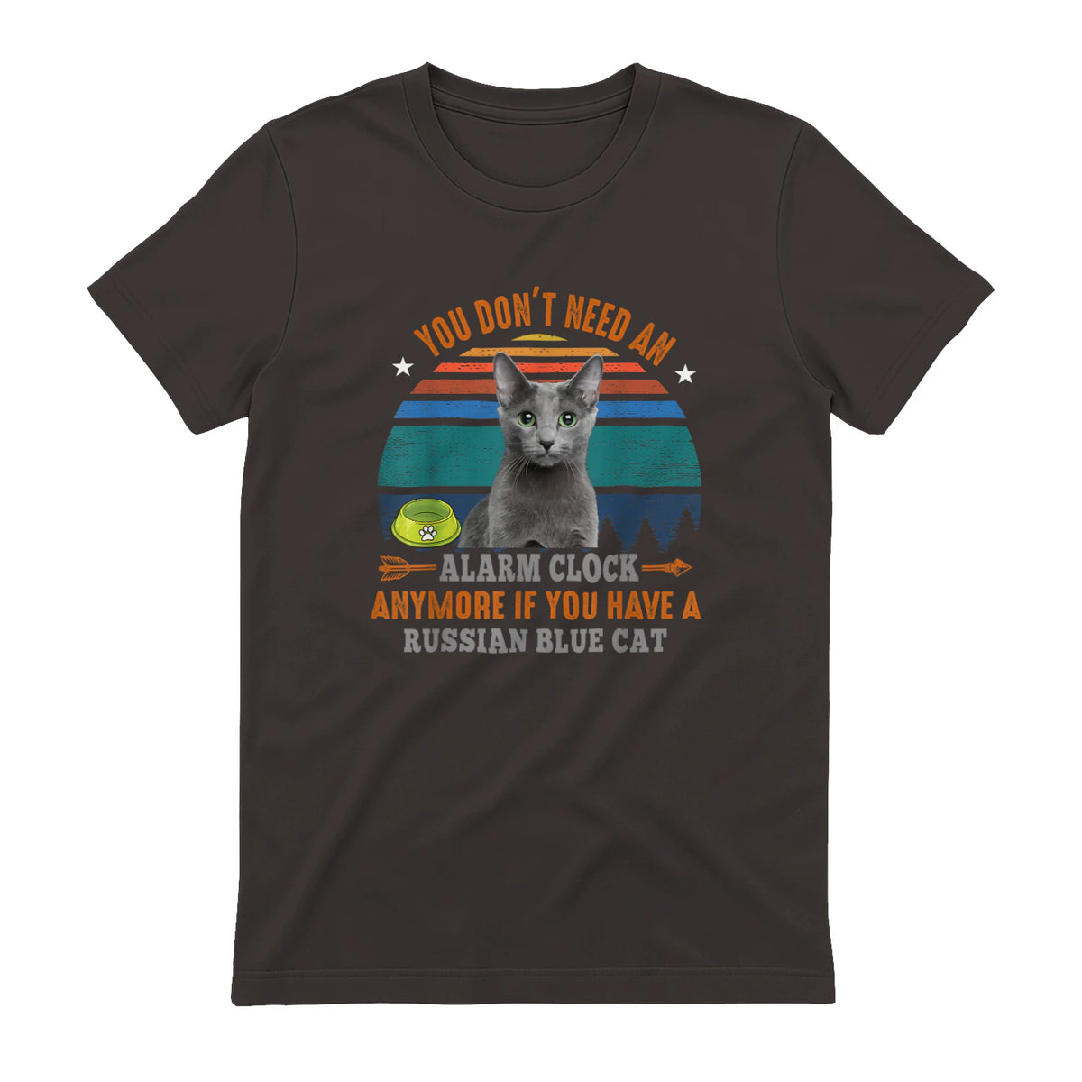 Chat – You Don't Need an Alarm Clock, Anymore, bleu russe in Dark Chocolate - back view