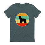 Chemise Briard, Maman chien Papa chien Love-r Gift in Dark Heather - back view
