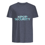 K-Pop Security Concert Staff T-Shirt in Heather Navy - back view