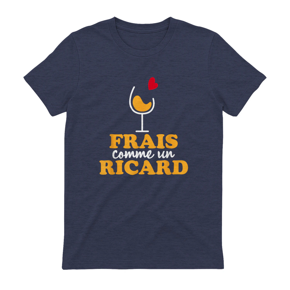Frais comme Un Ricard - Ricard Pastis Apéro in Heather Navy - back view