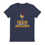 Frais comme Un Ricard - Ricard Pastis Apéro in Heather Navy - back view