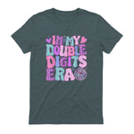 In My Double Digits Era Tenth Birthday Girl T-Shirt in Dark Heather - back view