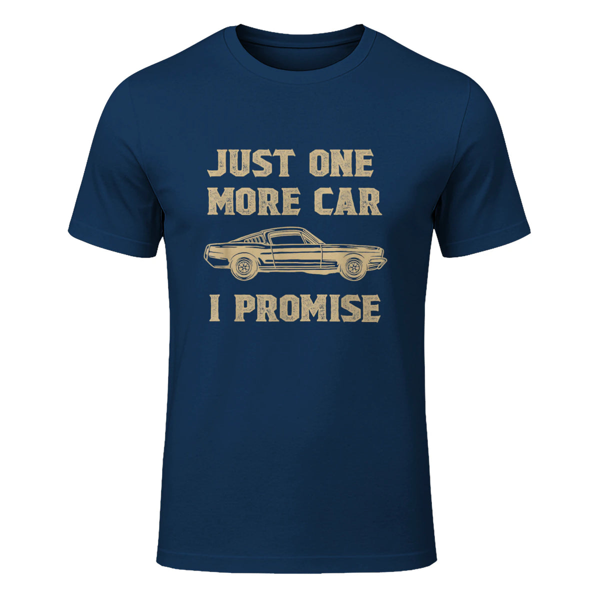 Design for Car Lovers & Mechanics One More Car Part Promise in Navy - front view