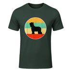 Chemise Briard, Maman chien Papa chien Love-r Gift in Forest Green - front view