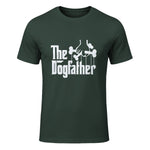 The Dogfather Dog Dad Dog Lover in Forest Green - front view