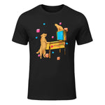 Flipper Wiz chien chat jouant au flipper in Black - front view