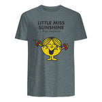 Mr. Men Little Miss Sunshine T-Shirt in Dark Heather - back view
