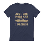 Design for Car Lovers & Mechanics One More Car Part Promise in Heather Navy - back view