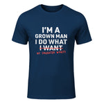 I Do What My Daughter Wants Dad T-Shirt in Navy - front view