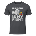 Autism Awareness for Parents of Autistic Kids T-Shirt in Charcoal - front view