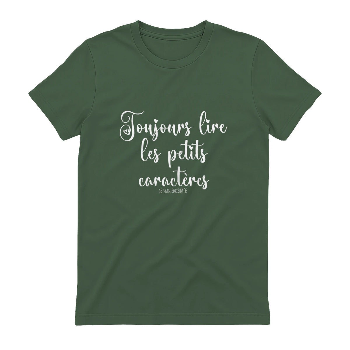 Drôle Annonce Grossesse Grand Parents Original Future Maman in Military Green - back view