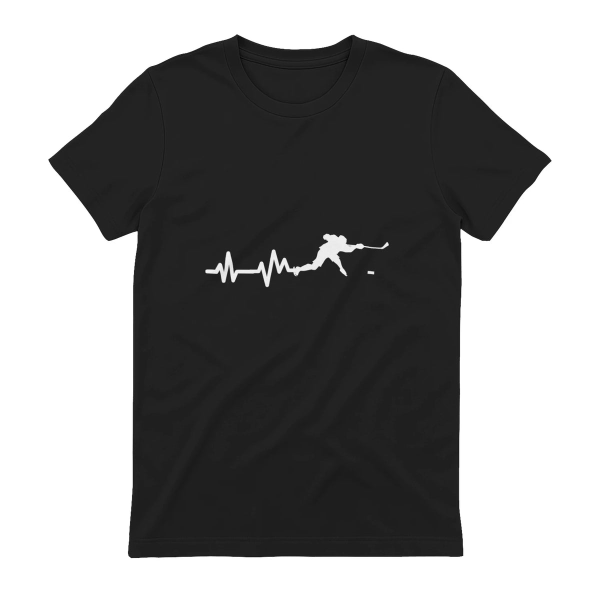 Ishockey Hjärtslag T-shirt in Black - back view