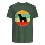 Chemise Briard, Maman chien Papa chien Love-r Gift in Military Green - back view