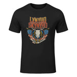 Lynyrd Skynyrd - Americana Steer Skull T-Shirt in Black - front view