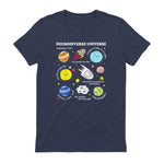 Kids Autism Awareness Neurodiverse Universe Neurodiversity in Heather Navy - back view