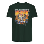 Autism Meme Funny Tism Squelette Autistique et Gay Humour in Forest Green - back view