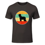 Chemise Briard, Maman chien Papa chien Love-r Gift in Dark Chocolate - front view