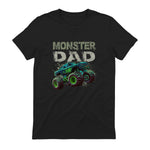 Monster Truck Dad T-Shirt in Black - back view