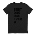 Best Dog Dad Ever – Vintage Dog Daddy – Retro Doggy Father in Black - back view