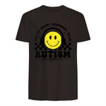 Autism Awareness Acceptance Special Education Teacher Kids in Dark Chocolate - back view